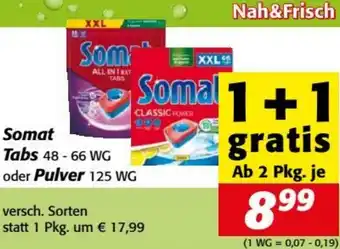 Nah&Frisch Somat Tabs oder Pulver Angebot