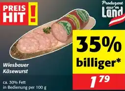 Nah&Frisch Wiesbauer Käsewurst Angebot