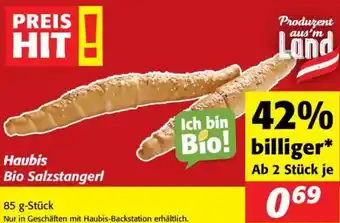 Nah&Frisch Haubis Bio Salzstangerl Angebot
