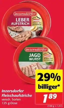 Nah&Frisch Inzersdorfer Fleischaufstriche Angebot