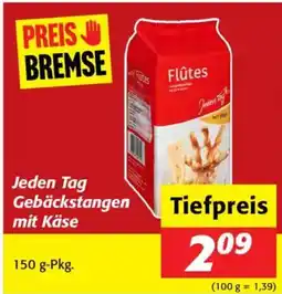 Nah&Frisch Jeden Tag Gebäckstangen mit Käse Angebot