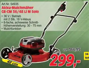 Zgonc Akku-Mulchmäher Angebot