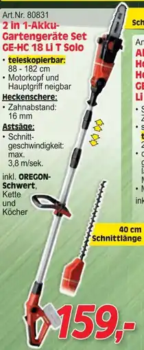 Zgonc 2 in 1-Akku- Gartengeräte Set Angebot