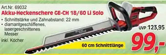 Zgonc Akku-Heckenschere Angebot