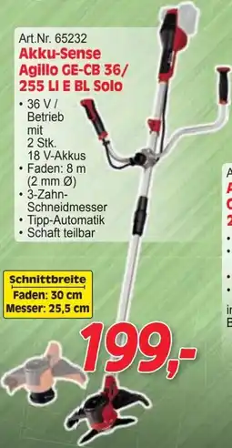 Zgonc Akku-Sense Agillo Angebot