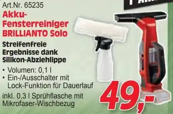 Zgonc Akku- fensterreiniger brillianto solo Angebot