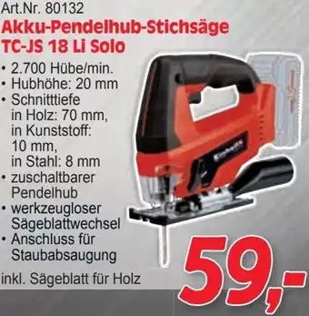 Zgonc Akku-Pendelhub-Stichsäge Angebot