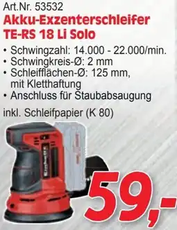 Zgonc Akku-Exzenterschleifer Angebot