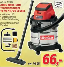 Zgonc Akku-Nass- und Trockensauger Angebot