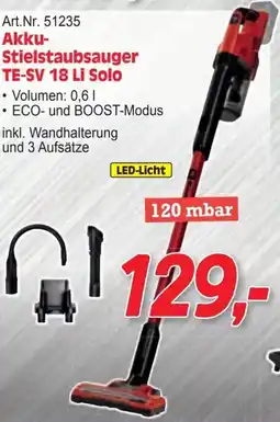 Zgonc Akku- Stielstaubsauger Angebot