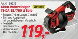Zgonc Akku-Rohrreiniger Angebot