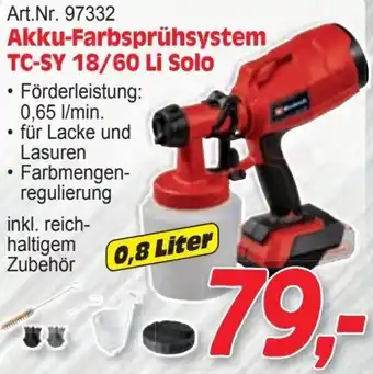 Zgonc Akku-Farbsprühsystem Angebot