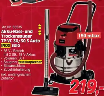Zgonc Akku-Nass- und Trockensauger Angebot