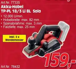 Zgonc Akku-Hobel Angebot