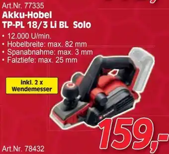 Zgonc Akku-Hobel Angebot