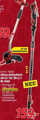 Zgonc Akku-Astschere Angebot