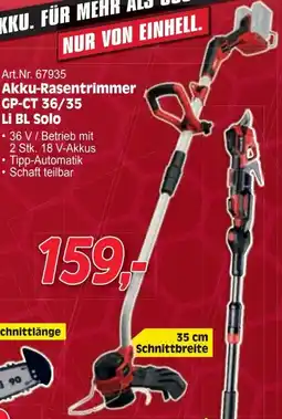 Zgonc Akku-Rasentrimmer Angebot