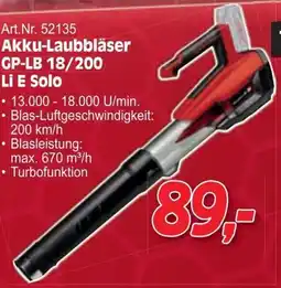 Zgonc Akku-Laubbläser Angebot
