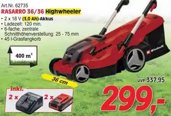 Zgonc Rasarro 36/36 highwheeler Angebot