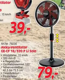 Zgonc Akku-Ventilator Angebot