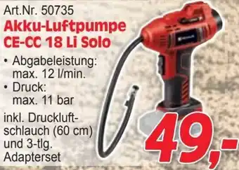 Zgonc Akku-Luftpumpe Angebot