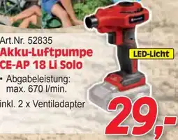 Zgonc Akku-Luftpumpe Angebot