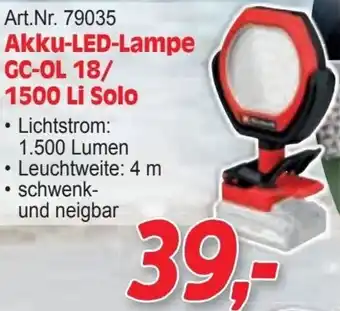 Zgonc Akku-LED-Lampe Angebot
