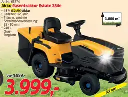 Zgonc Akku-Rasentraktor Estate Angebot
