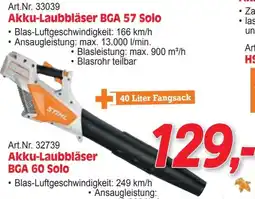 Zgonc Akku-Laubbläser Angebot