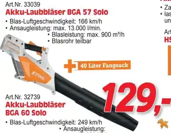 Zgonc Akku-Laubbläser Angebot