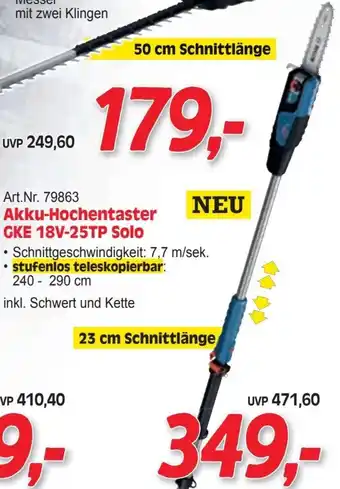 Zgonc Akku-Hochentaster Angebot