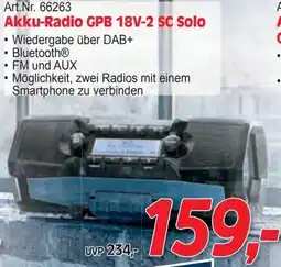 Zgonc Akku-Radio Angebot