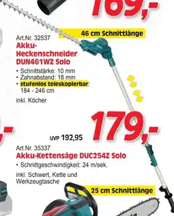 Zgonc Akku- Heckenschneider Angebot