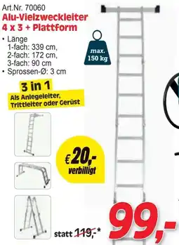Zgonc Alu-Vielzweckleiter Angebot