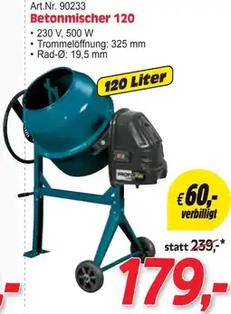 Zgonc Betonmischer Angebot