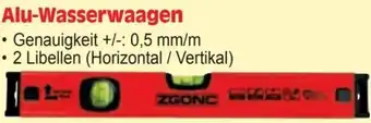 Zgonc Alu-Wasserwaagen Angebot