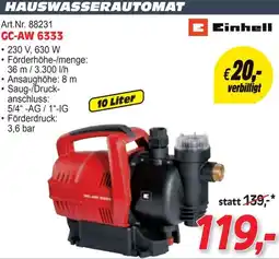Zgonc Hauswasserautomat Angebot