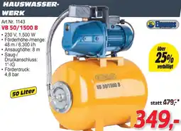 Zgonc Hauswasser- werk Angebot