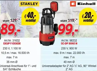Zgonc Schmutzwasserpumpen Angebot