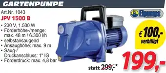 Zgonc Gartenpumpe Angebot