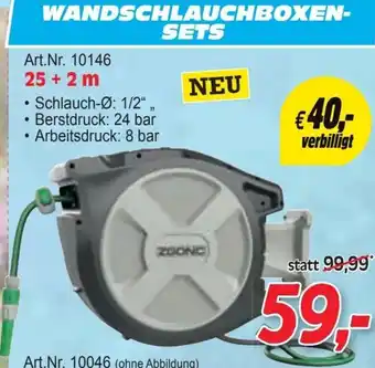 Zgonc Wandschlauchboxen- sets Angebot