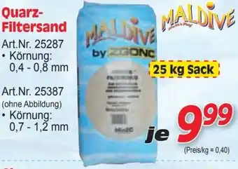 Zgonc Quarz- Filtersand Angebot