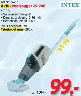 Zgonc Akku-Poolsauger Angebot