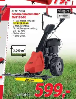 Zgonc Benzin-Balkenmäher Angebot