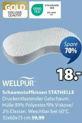 JYSK Schaumstoffkissen stathelle Angebot