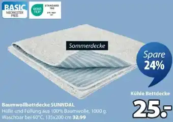 JYSK Baumwollbettdecke sunndal Angebot