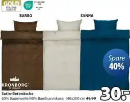 JYSK Satin-Bettwäsche Angebot