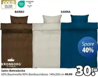 JYSK Satin-Bettwäsche Angebot