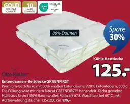 JYSK Otto keller entendaunen-bettdecke greenfirst Angebot