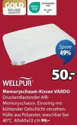 JYSK Wellpur memoryschaum-kissen Angebot